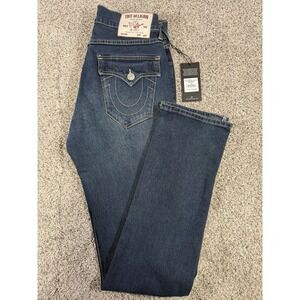 NEW True Religion SN Flap Straight Jeans - Style 700645 - Size 29x34